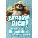 Kurt Eulzer Glückwunschkarte Geburtstag Faultier...