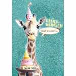 Kurt Eulzer Glückwunschkarte Geburtstag Giraffe...