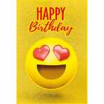 Kurt Eulzer Glückwunschkarte Geburtstag Smiley Herzen