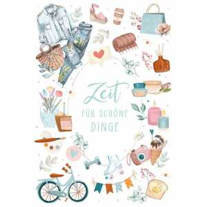 Kurt Eulzer Gutscheinkarte Pop-up kleine Symbole Jeans Fahrrad Toast