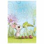 Glückwunschkarte Geburtstag Kinder Pop-up Blumen...