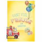 Glückwunschkarte Geburtstag Kinder Pop-up Feuerwehr...