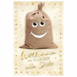 Glückwunschkarte Geburtstag Club der alten Säcke Clubkarte