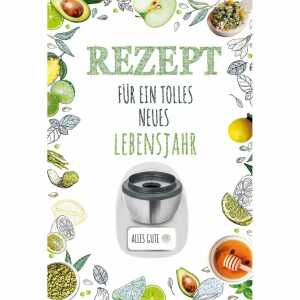 Kurt Eulzer Glückwunschkarte Geburtstag Pop-up Rezept Obst Gemüse