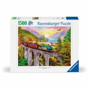 Ravensburger Puzzle Zugfahrt im Herbst 1500 Teile