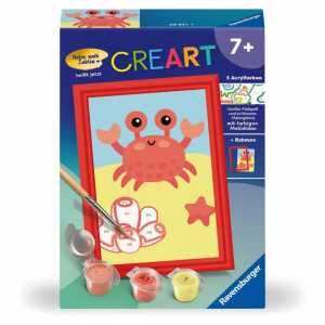 Ravensburger Malen nach Zahlen Fröhliche Krabbe 8,5x12cm Serie F