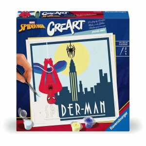 Malen nach Zahlen Marvel Spider-Man 20x20cm Serie Trend quadratisch
