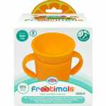 Trinkbecher OrangieFly Frootimals orange Silikon