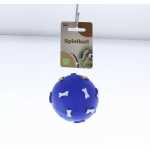 Hundespielzeug Spielball blau Ø9cm 3D-Applikation...