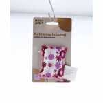 Katzenspielzeug Kissen mit Katzenminze lila/pink 7x9cm