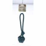 Hundespielzeug Spielseil Schlinge Knoten orange/grün...