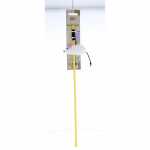 Katzenspielzeug Angel mit Maus gelb/weiß 46cm