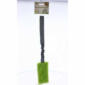 Hundespielzeug Plüschpad mit Schlaufe grün 47cm