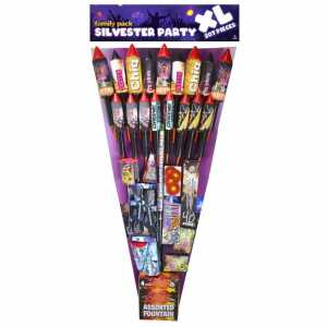 Lesli Feuerwerkssortiment Silvester Party XL 207 Teile Kategorie F2