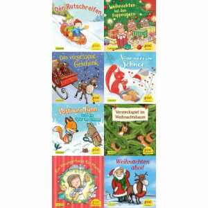Kinderbuch Pixi-Weihnachts-Box 39 Pixis 64 Stück 8 Titel