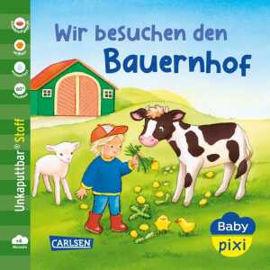 Kinderbuch Unkaputtbar Stoff Baby Pixi 167 Wir besuchen den Bauernhof