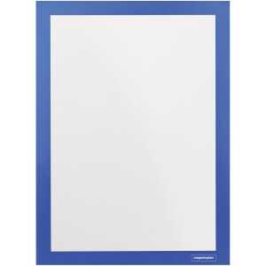 magnetoplan Inforahmen magnetofix blau DIN A4 2 Stück selbstklebend