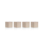 Magnets Wood Series Cube 20x20x20mm 4 Stück Birke...