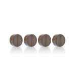 Design Magnets Wood Series Cube Ø30mm 4 Stück...