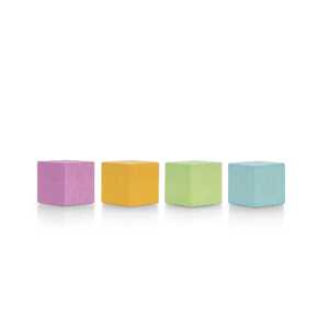 Magnets Wood Series Cube 8 Pastellfarben 20x20x20mm 4 St Haftkraft 4kg
