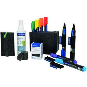 magnetoplan Whiteboard-Zubehör Essential Set grau