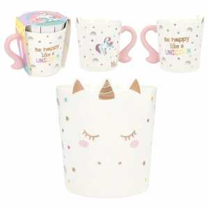 Depesche Ylvi Becher EINHORN 300ml Porzellan