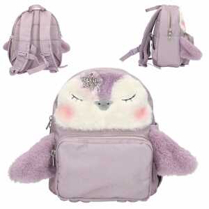 Depesche Princess Mimi Rucksack PENGUIN flieder creme 12x22x25cm