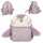 Depesche Princess Mimi Rucksack PENGUIN flieder creme 12x22x25cm