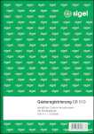 sigel Formularbuch für Gastdaten weiß DIN A5 100 Blatt