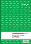 sigel Formularbuch für Gastdaten weiß DIN A5 100 Blatt
