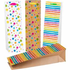 Flaschentasche Premium 36x11x11cm sortiert