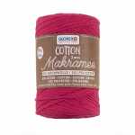 GLOREX Makramee Cotton neonpink 2mmx225m 250g