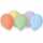Luftballons Pastell 8 Stück 5201184930939