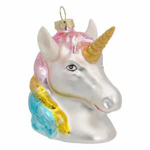 Iden Basic Baumschmuck Einhorn 8x5,5x8,5cm