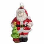 Iden Basic Baumschmuck Weihnachtsmann 8x8x14cm