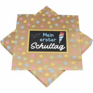 Servietten Mein 1. Schultag 3-lagig 33x33cm 20 Stück