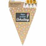 Papier-Wimpelkette Mein 1. Schultag 4mx26cm