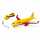 siku DHL Frachtflugzeug mit Zubehör Aufklappbare Rückenklappen 9 Teile