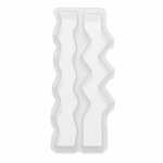 GLOREX Silikon-Kerzengießform Welle Zickzack...