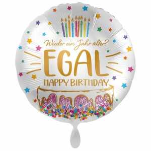 amscan Folienballon Egal Happy Birthday 43cm