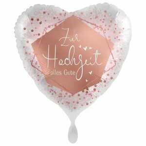 amscan Folienballon Zur Hochzeit alles Gute
