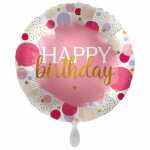 amscan Folienballon Happy Birthday 43cm