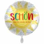 amscan Folienballon Schön dass du wieder da bist 43cm