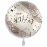amscan Folienballon Natural Colour Birthday 43cm