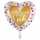 amscan Folienballon Ich hab Dich lieb