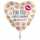 amscan Folienballon Hugs & Kisses 43cm