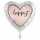 amscan Folienballon Glossy Heart Birthday 43cm