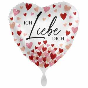 amscan Folienballon Ich liebe Dich Herz 43cm