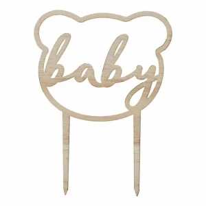 amscan Cake Topper Baby Bear 5056275193041