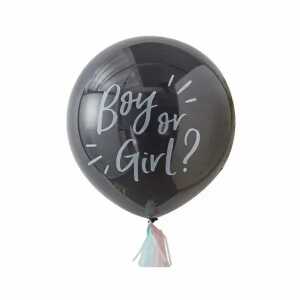 amscan Luftballon mit Konfetti Gender Reveal